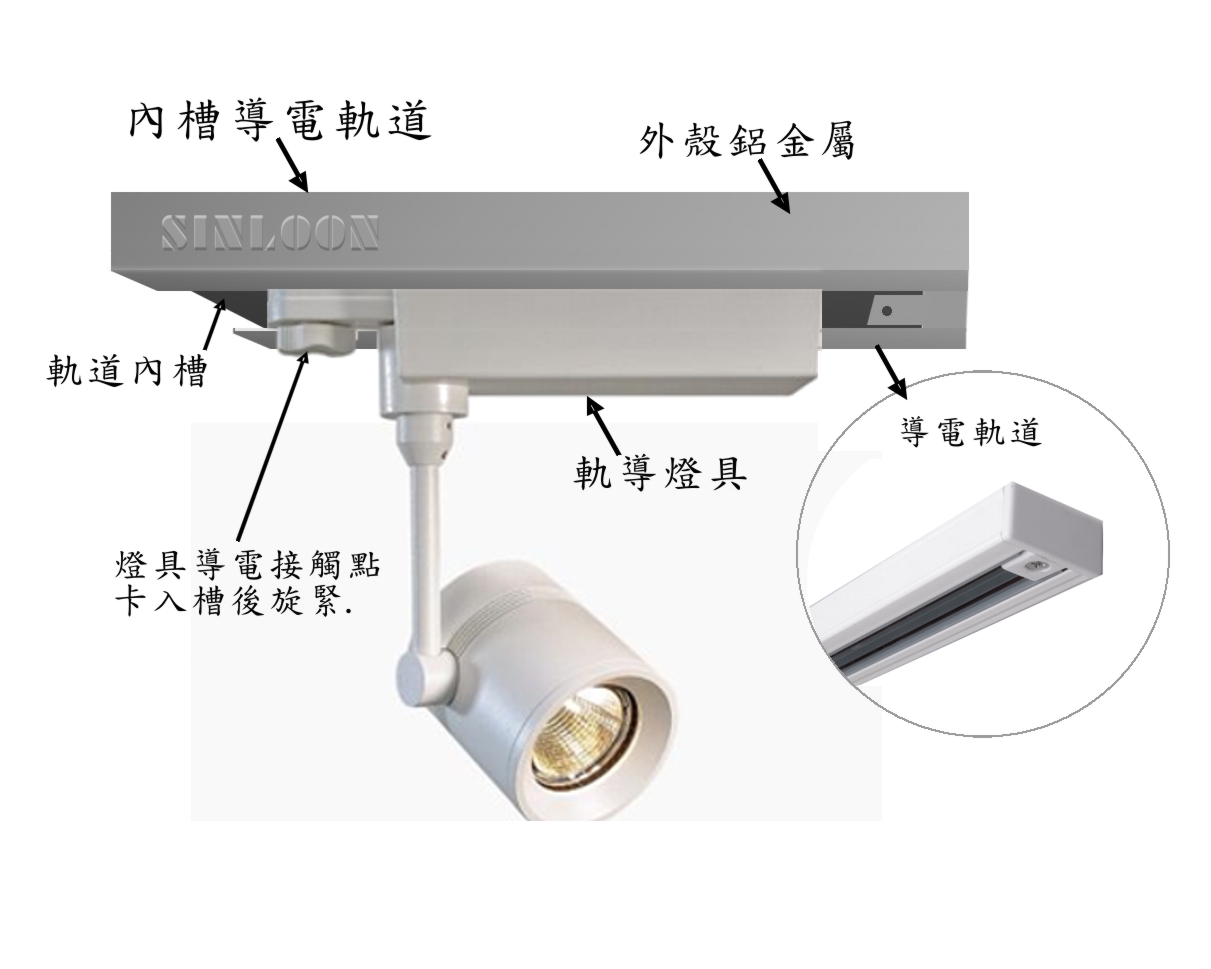 LED Track Lighting 26W